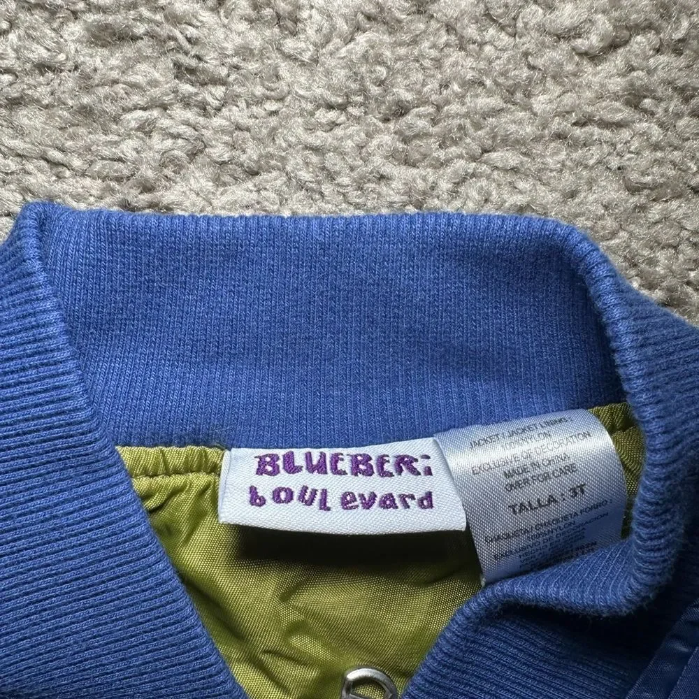 Kids Blueberi Boulevard Pilot Bomber Jacket‎ Size 3T